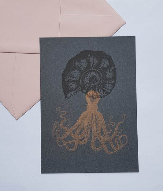 Grußkarte Octopus | Risodruck