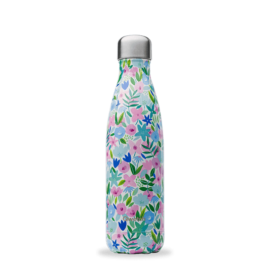 Isolierte Trinkflasche Flowers Blau 500ml